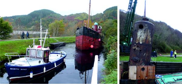 The Vital Spark Steam Puffer on the Crinan