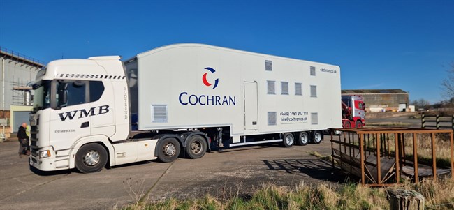 Cochran Hire Boiler leaving for its temporary home
