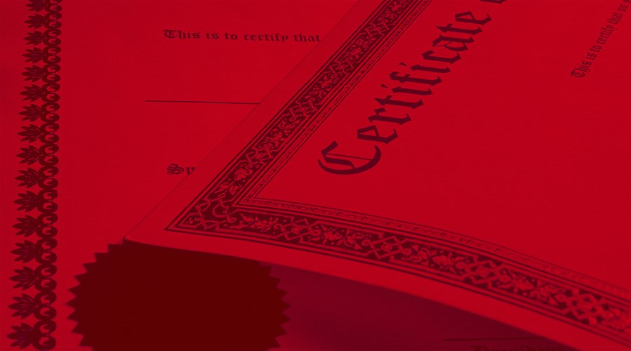 certificate background